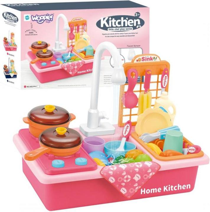 Actual product image Woopie Sink 2in1 Cooker for Children Pink