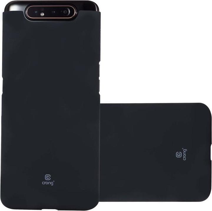 Actual product image Crong Smooth Skin Case for Samsung Galaxy A80/A90 (black) (Samsung Galaxy A80, Samsung Galaxy A90 5G)