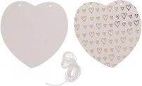 Produktbild Ootb Papiergirlande, Herz, ca. 12 cm, L: 2 m