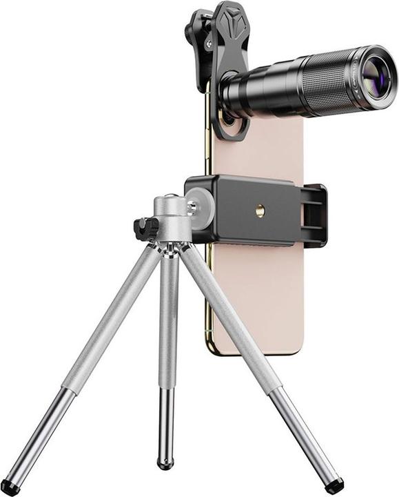 Immagine prodotto Deltalabs Smartphone Teleskop-Objektiv 22x – Fisheye, Makro, Weitwinkel & Stativ