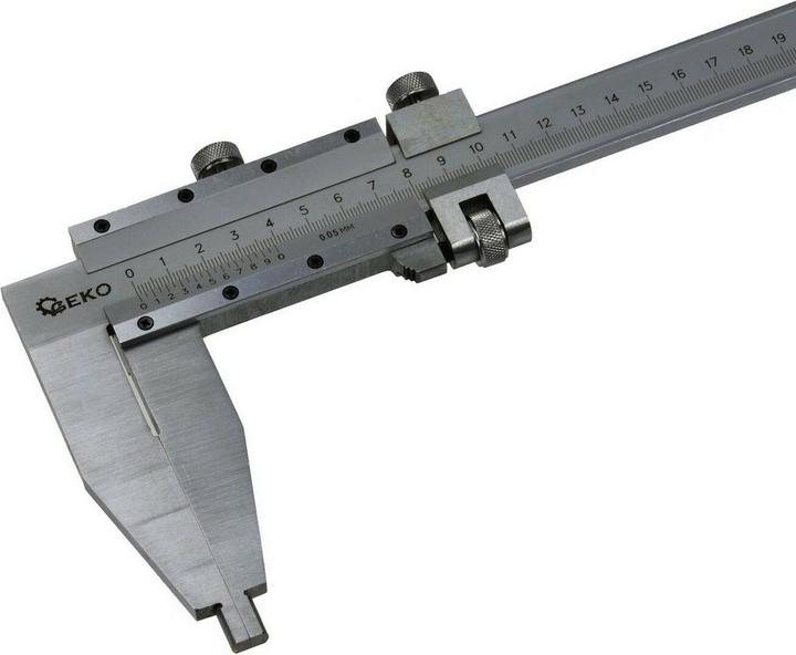 Produktbild GEKO Metallgleitmassstab, 0-600 mm x 0,05 (60 cm)