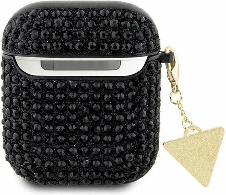 Immagine prodotto Guess GUA2HDGTPK AirPods 1/2 cover czarny/nero Strass Triangolo Charm (Borsa per cuffie)