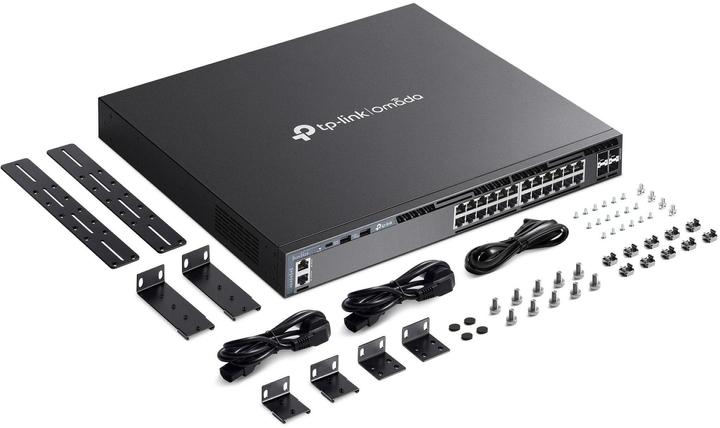 Produktbild TP-Link Omada 24-Port Gigabit Stackable L3 Managed Switch With 4 10ge Sf (24 Ports)
