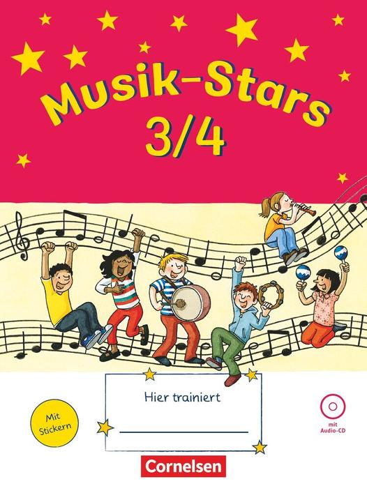 Produktbild Musik-Stars 3./4. Schuljahr. Grundwissen. Übungsheft mit CD-ROM (Deutsch, Solveig, Wezel, 2017)