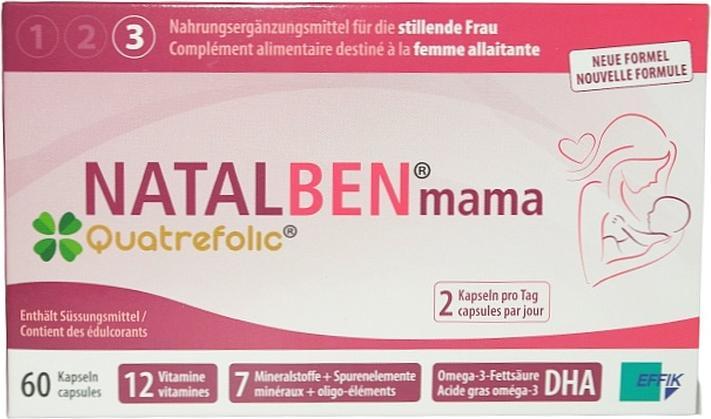 Immagine prodotto Natalben Mamma Quatrefolic (1 Pezzo/i, Pillole, 132 g)