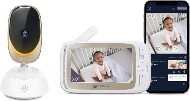 Actual product image Motorola Baby Monitor Video VM85 Connect (Video & Audio, 300 m)