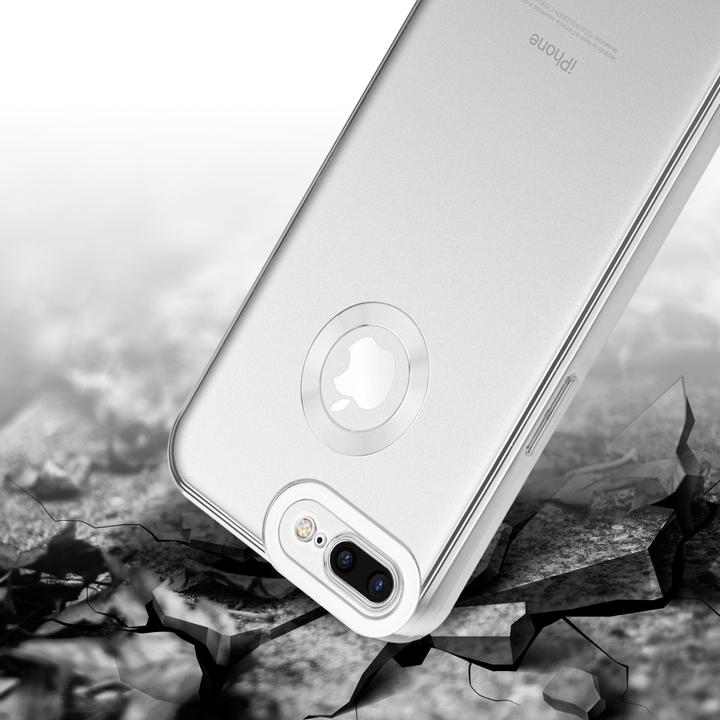 Actual product image Cadorabo TPU Chrome Case with Camera Protector for Apple iPhone 7 PLUS / 7S PLUS / 8 PLUS (Apple iPhone 7 Plus, Apple iPhone 7s Plus)