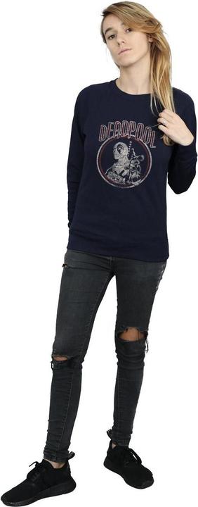Immagine prodotto Deadpool Vintage Circle Felpa Donna (XL)