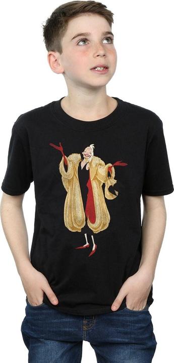 Immagine prodotto Disney 101 Dalmatians Classic Cruella De Vil Maglietta Ragazzi (140, 146)