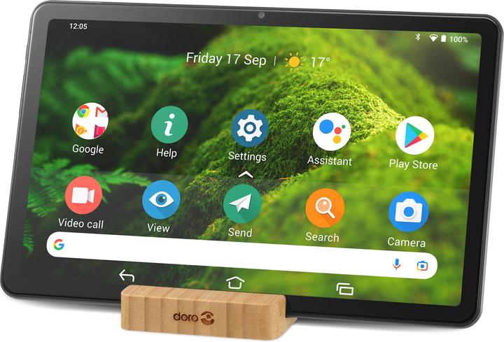 Actual product image Doro Tablet EU (WLAN only, 10.40", 32 GB, Graphite)