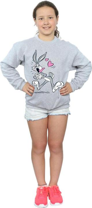Actual product image Looney Tunes Girls Bugs Bunny In Love Sweatshirt (140, 146)