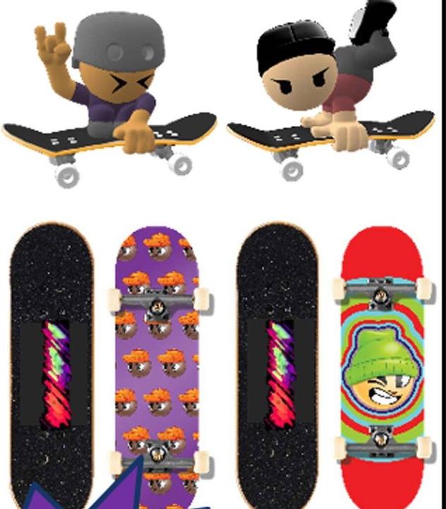 Tech Sk8 Crew Multi Pack (Nagelstempel, Gemischte Farben)