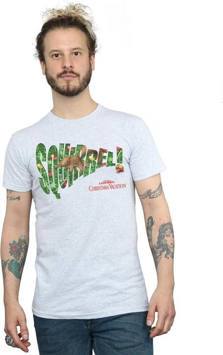 Image du produit National Lampoon´s Vacation National Lampoon's Christmas Vacation - T-shirt SQUIRREL TREE - Homme (XL)