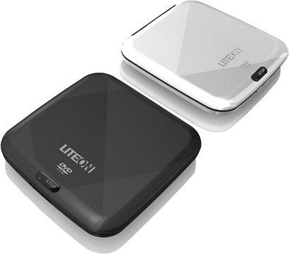 Produktbild Lite-On eTDU108, ext Slim 8x DVD-ROM, USB 2.0, weiss