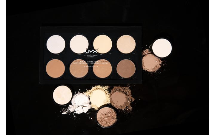 Produktbild NYX Professional Make-Up Highlight und Contour Pro (1 Puder, Highlighter, 22 g)