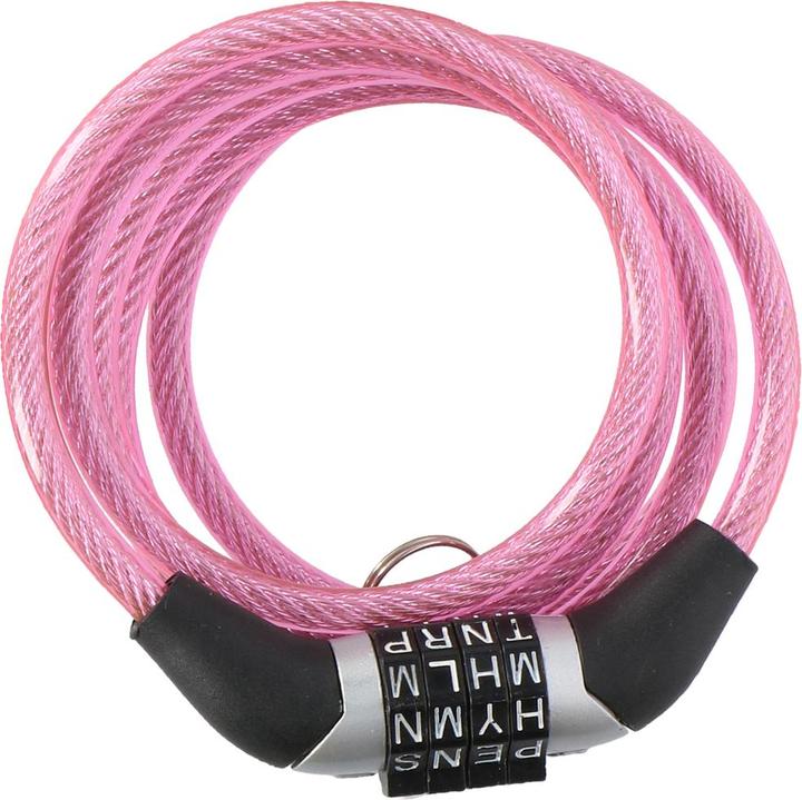 Actual product image Dunlop Bicycle lock with letter code (120 cm)