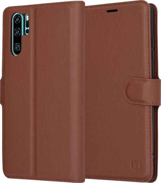 Actual product image Techsuit - Leather Folio - Huawei P30 Pro / P30 Pro New Edition - Brown (Huawei P30 Pro, Huawei P30 Pro New Edition)