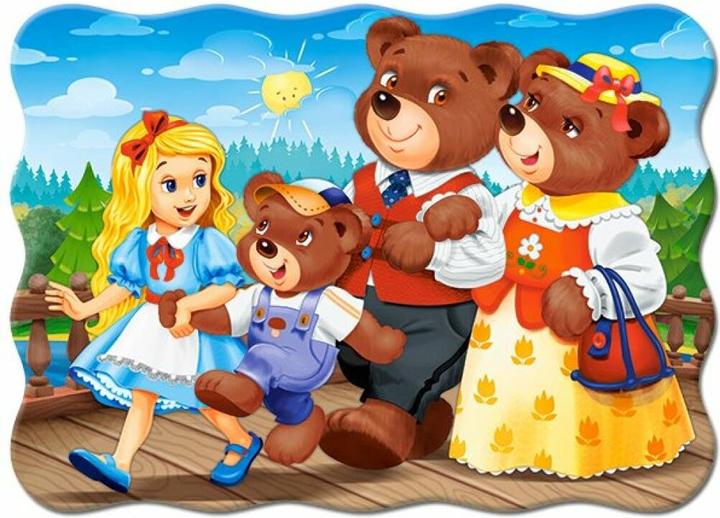 Immagine prodotto Castorland Puzzle 30 pezzi di Riccioli d'oro e orsi di Tré (30 pezzi)