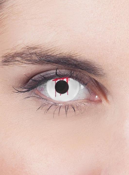 Produktbild Metamorph Blutendes Auge weiss mit Dioptrien (Weiss)