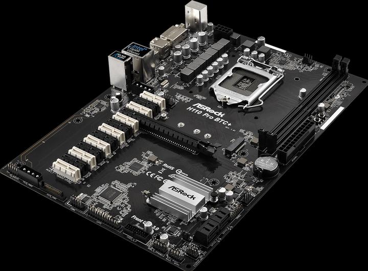 Produktbild AsRock H110 Pro Btc+ (LGA 1151, Intel H110, ATX)