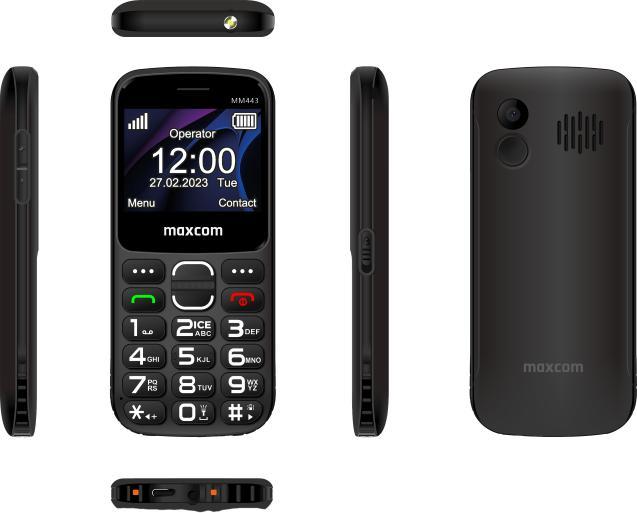 Actual product image Maxcom Telephone MM443 dual sim (2.31", 0.08 Mpx, 4G)