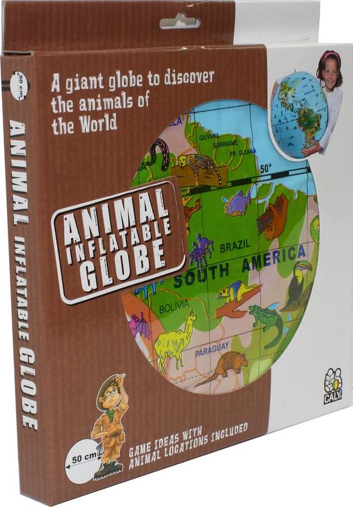Actual product image Caly Toys CALY Inflatable globe-ball "Animals of the World", 50 cm (50 cm)