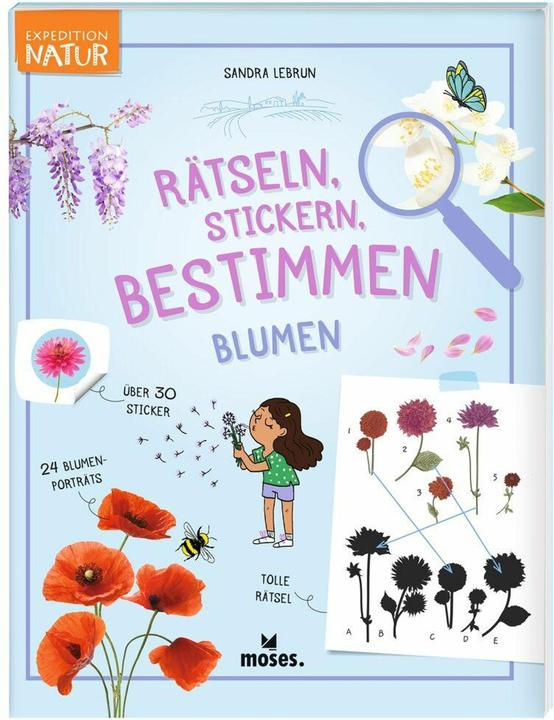 Image du produit Expedition Natur Rätseln, Stickern, Bestimmen - Blumen (Allemand, Mary Gribouille, Sandra, Lebrun, 2024)