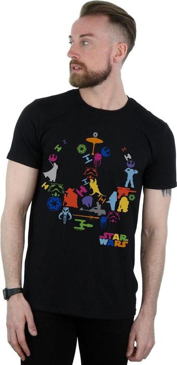 Immagine prodotto Star Wars Silhouette Collage Maglietta Uomo (4XL)