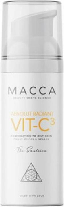 Produktbild Macca Cosmetics ABSOLUT RADIANT VIT-C3 emulsion combination to oily skin 50 (50 ml, 24h Creme)