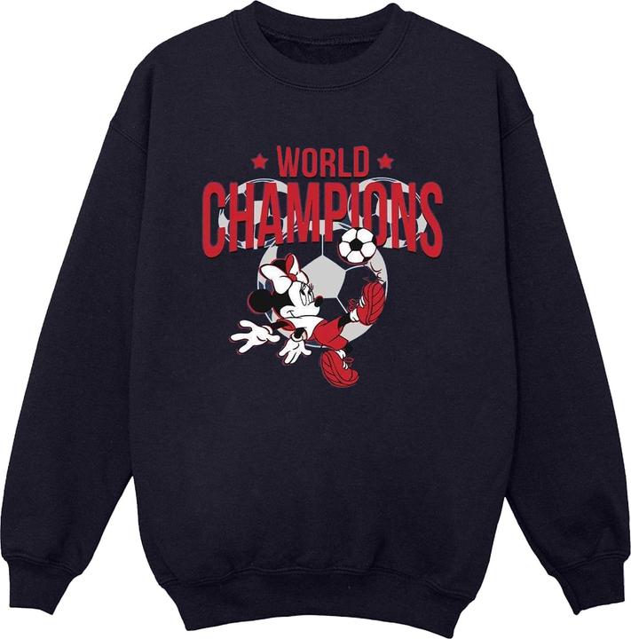 Disney Minnie Mouse World Champions Sweatshirt Jungen