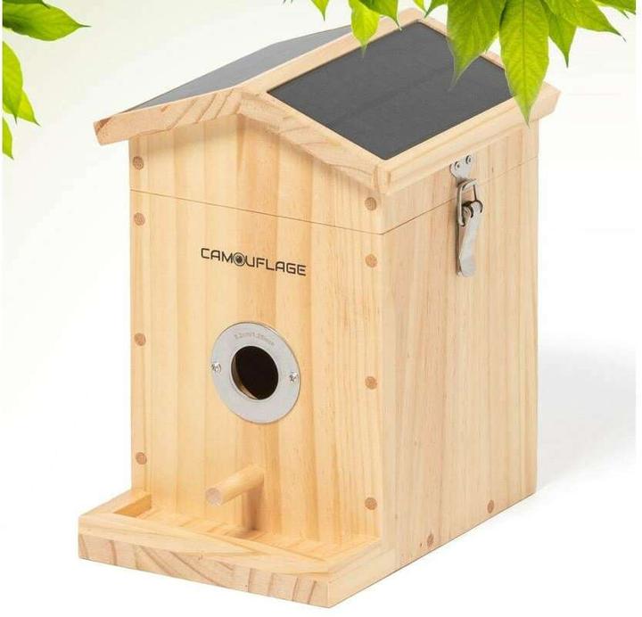 WildcameraXL Camouflage Vogelhaus EZ Nesteye, Grundfarbe: Braun, Tierart: Vogel