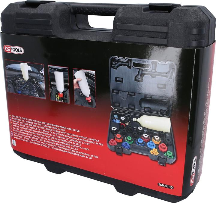 Image du produit KS Tools Kit de trémie de remplissage d'huile Master