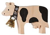 Produktbild Trauffer Deko Magnet Kuh schwarz, 6.5x4.5cm, handgefertigt (1 x)
