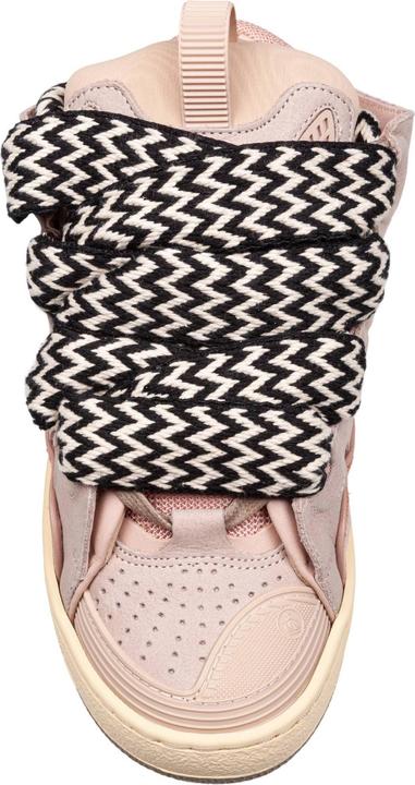 Produktbild Lanvin curb sneakers in white and pink leather (37)