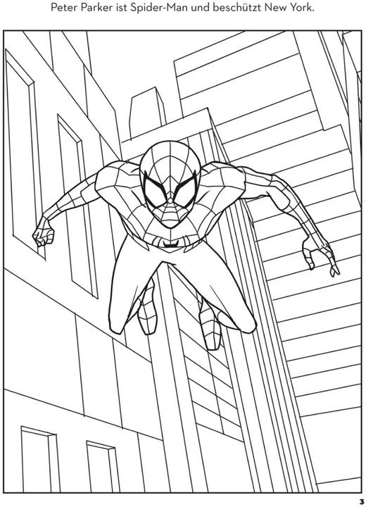 Image du produit Spider-Man: Coole Ausmalbilder (Allemand, 2023)