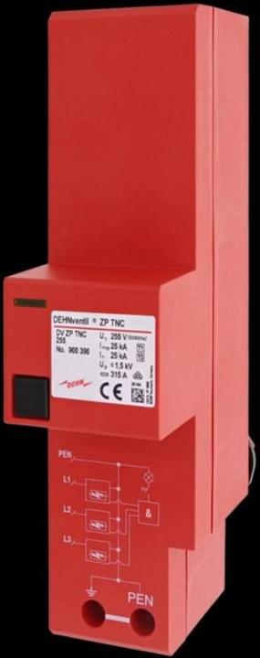 Produktbild Dehn SOEHNE Kombiableiter ventil DV ZP TNC 255