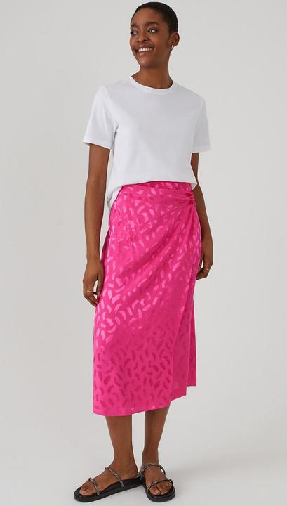 Produktbild La Redoute Collections T-Shirt mit rundem Ausschnitt und kurzen Ärmeln (L)