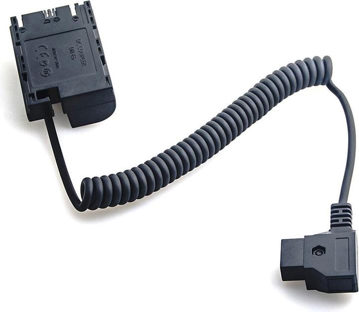 Produktbild Caruba Canon LP E6 Volldekodierung Dummy Batterie +D TAP B Typ Anschluss (Federkabel)