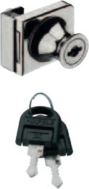Actual product image VCM Showcase lock glass door lock Sicha (3 x 3 x 3 cm)