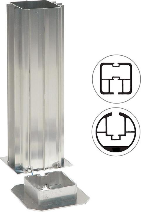 Sport-Thieme Bodenhülse für Pfosten 80x80 mm und ø 83 mm