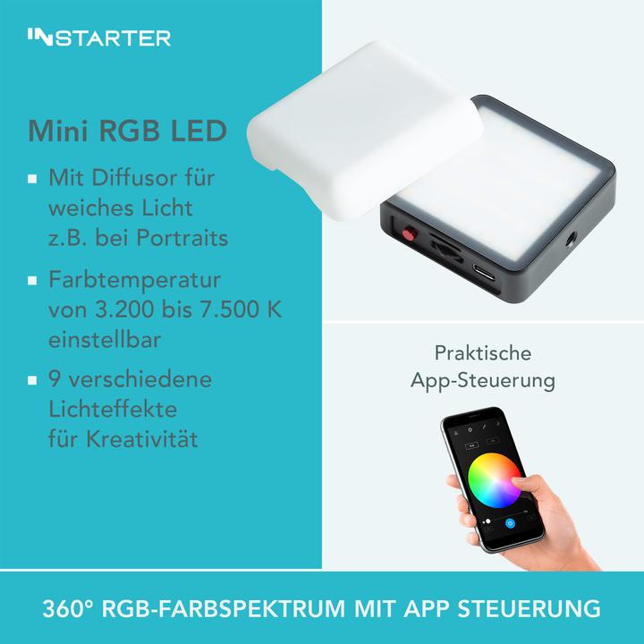 Actual product image Wiltec Spectar RGB Magsafe LED 0.3 (Studio light)