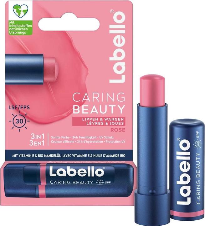 Produktbild Labello Caring Beauty Rose Stick 4.8 g (Pflegestift, 204.40 ml)