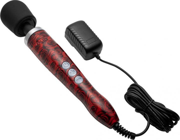 Actual product image Doxy The Cast Wall Massager Rose Pattern