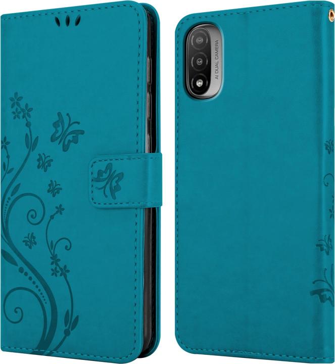 Actual product image Cadorabo Flower Book cover (Motorola E30, Motorola Moto E20, Motorola Moto E40)