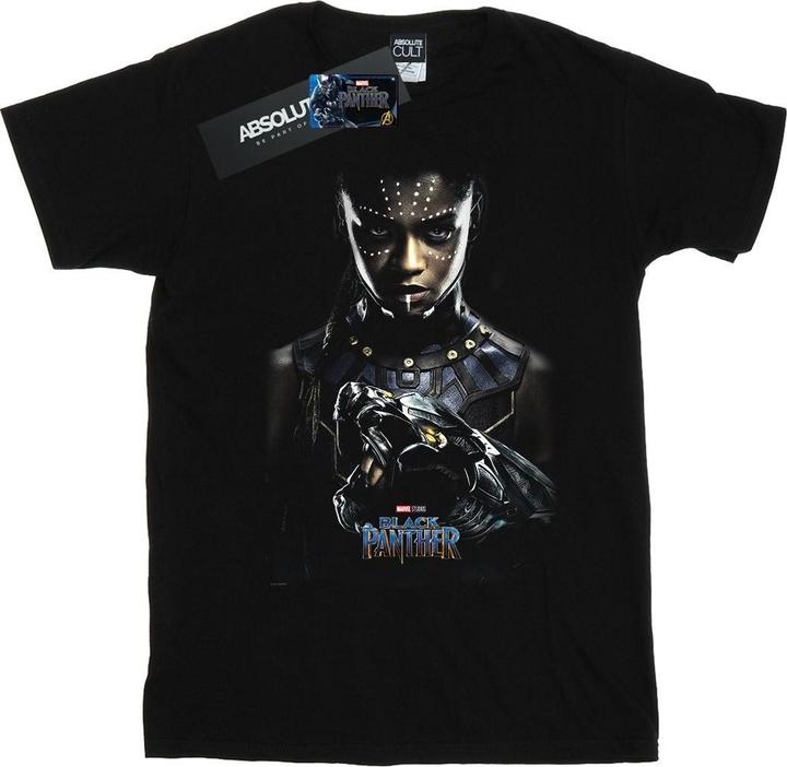 Actual product image Mens Black Panther Shuri Poster T-Shirt (S)