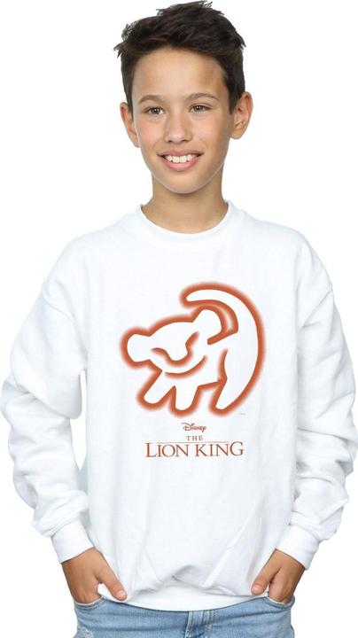 Actual product image Disney Boys The Lion King Cave Drawing Sweatshirt (140, 146)