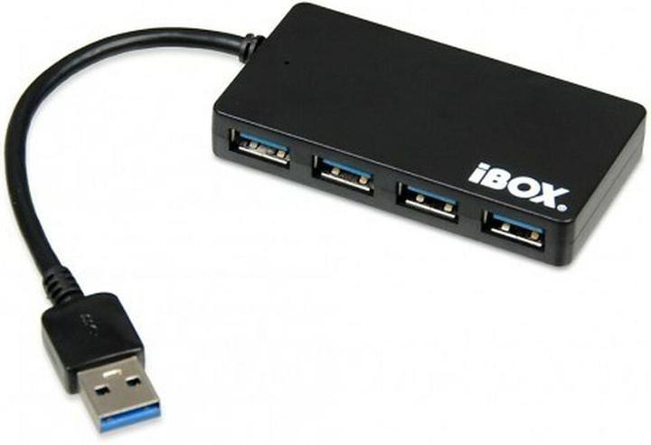 iBox USB 3.0 Slim Hub (USB-A, 4 Ports)