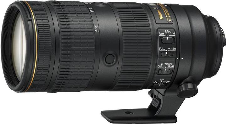 Nikon AF-S Nikkor 70-200mm f/2.8E FL ED VR (Nikon F, Plein format)