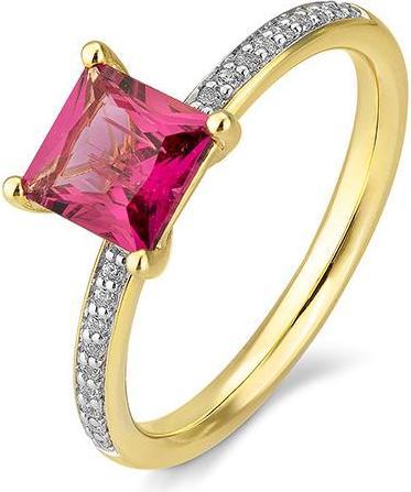 Immagine prodotto Breuning ANELLO - E.ROSA TURMALINE/Brill. 0,099 Ct. H/si (55, Oro 750/18 K)