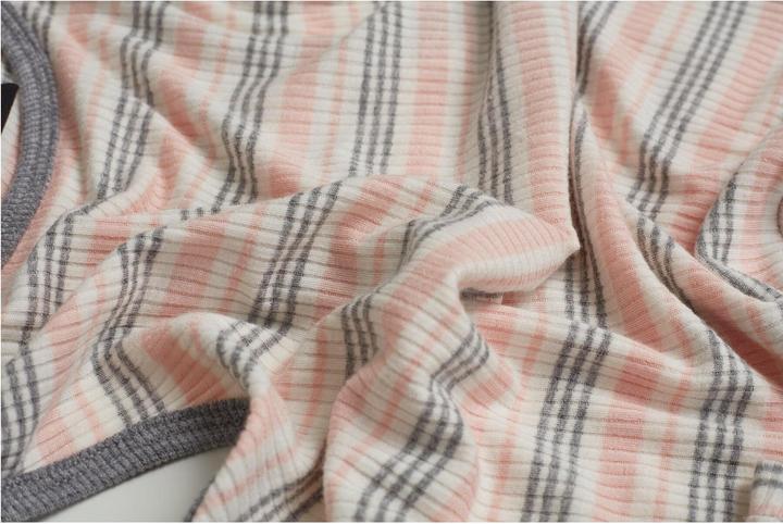 Image du produit Urban Classics Ladies Rib Stripe Cropped Top (M)